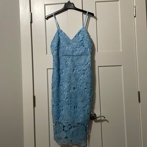 NWT | BooHoo Blue Lace Dress